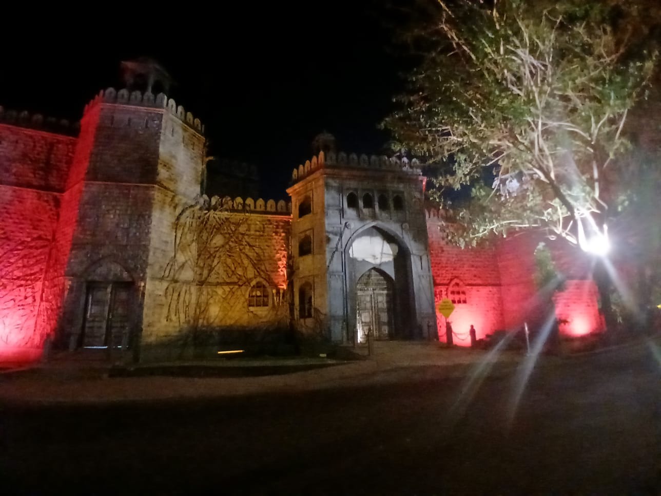 A scary ride at a major Indian theme park