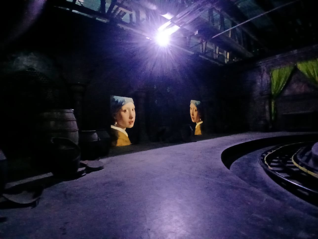 A scary ride at a major Indian theme park